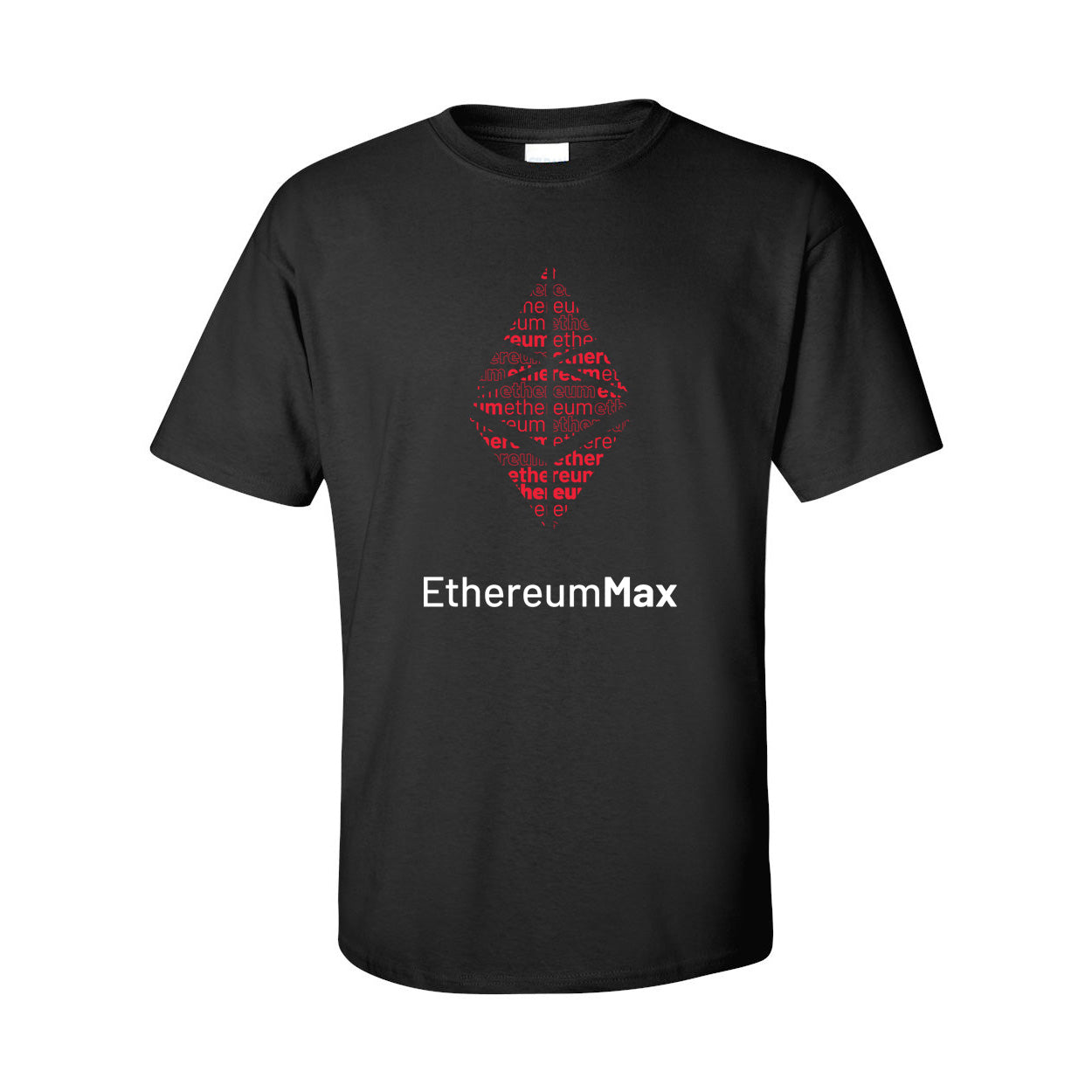 EthereumMax Diamond Words Crew Neck T-Shirt